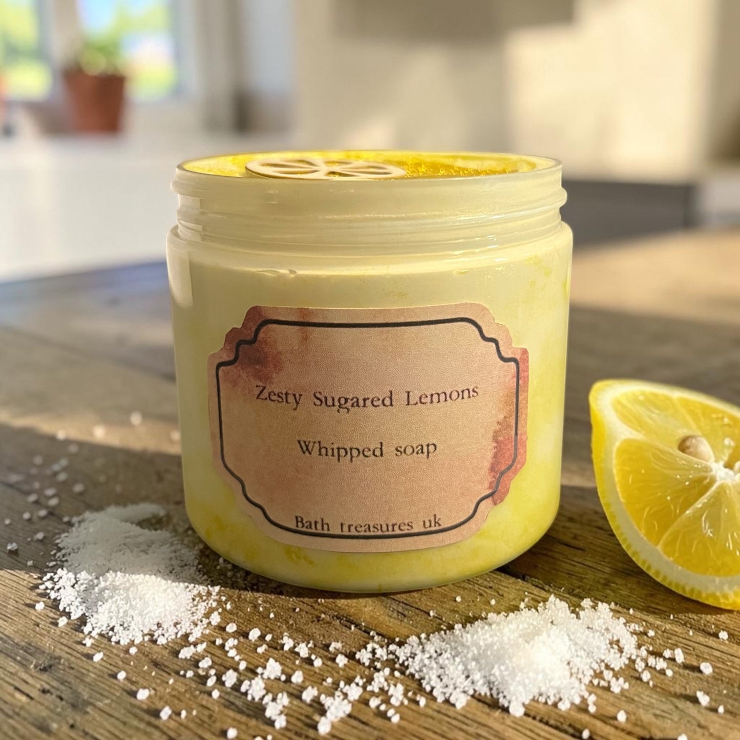 Zesty Sugared Lemons Whipped Soap💫