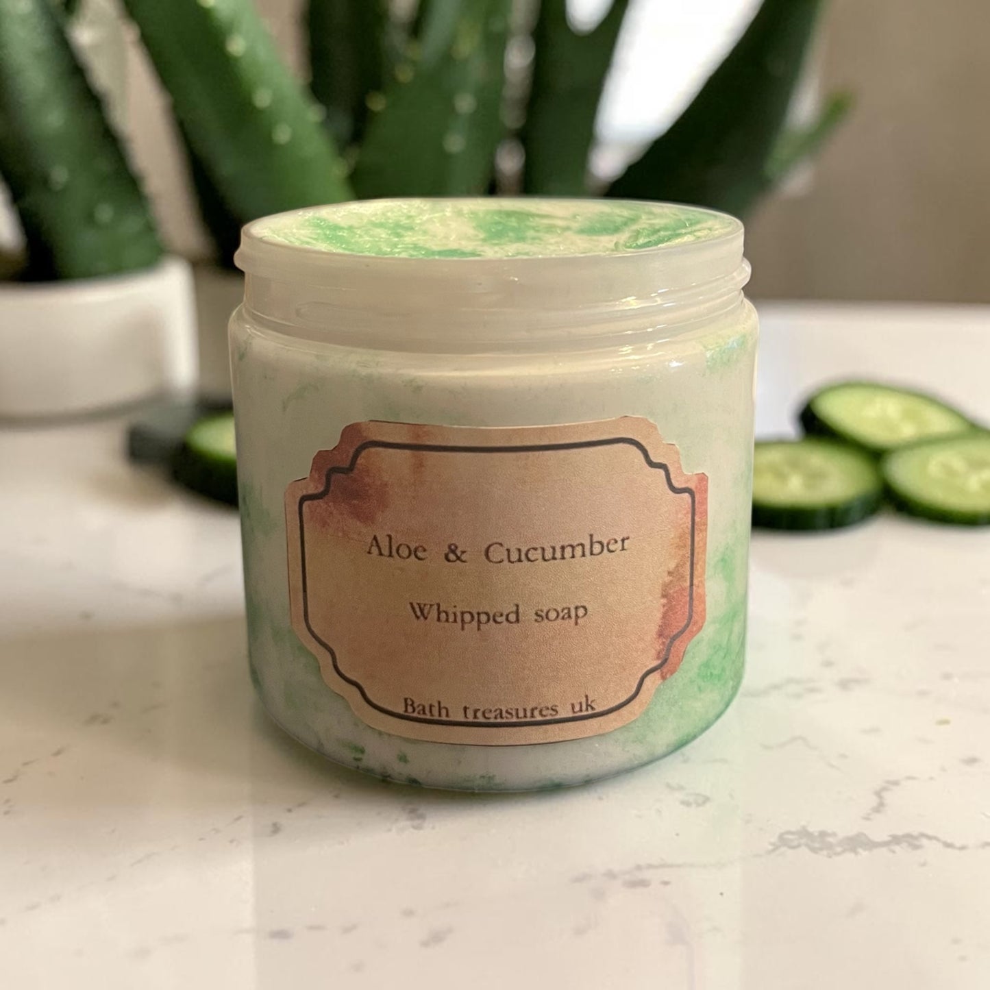 Aloe & Cucumber Whipped Soap 💫