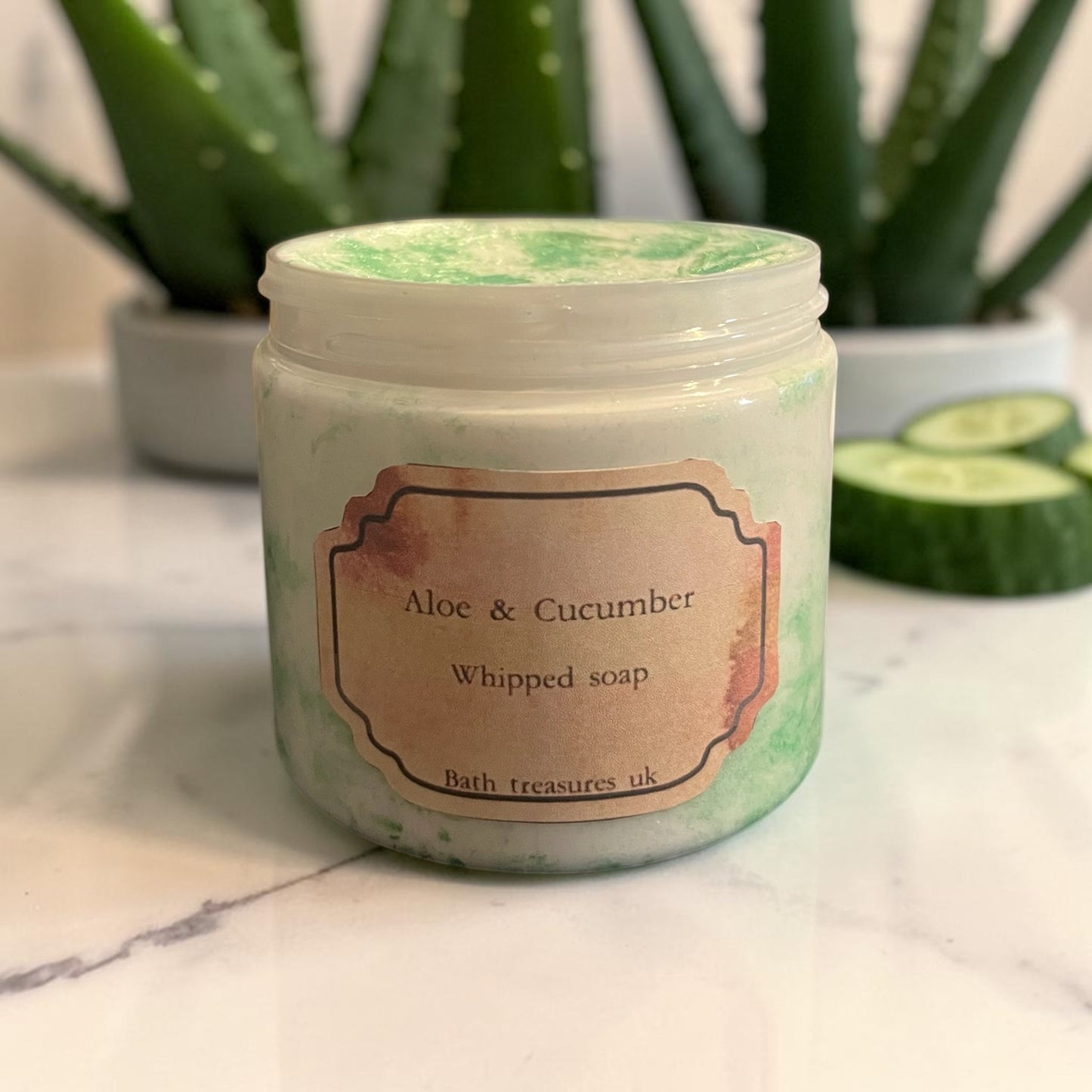 Aloe & Cucumber Whipped Soap 💫