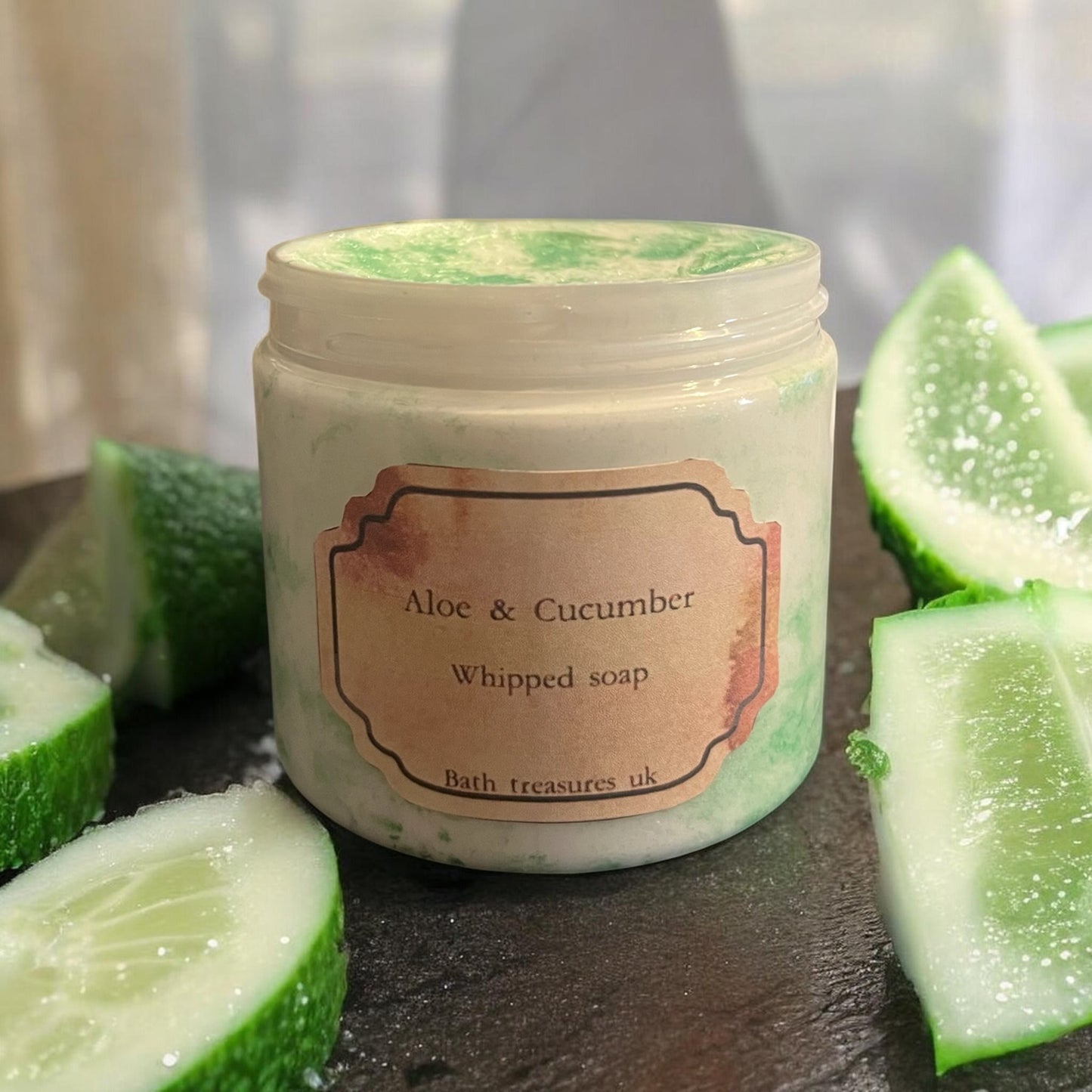 Aloe & Cucumber Whipped Soap 💫