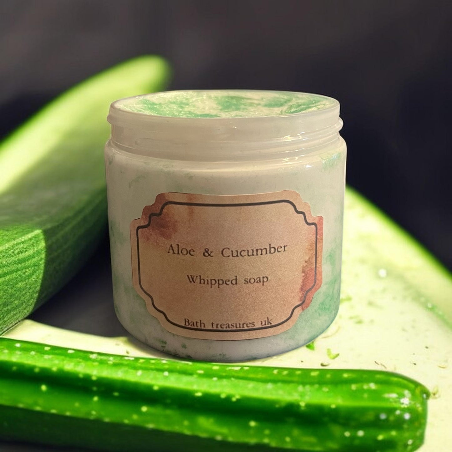 Aloe & Cucumber Whipped Soap 💫