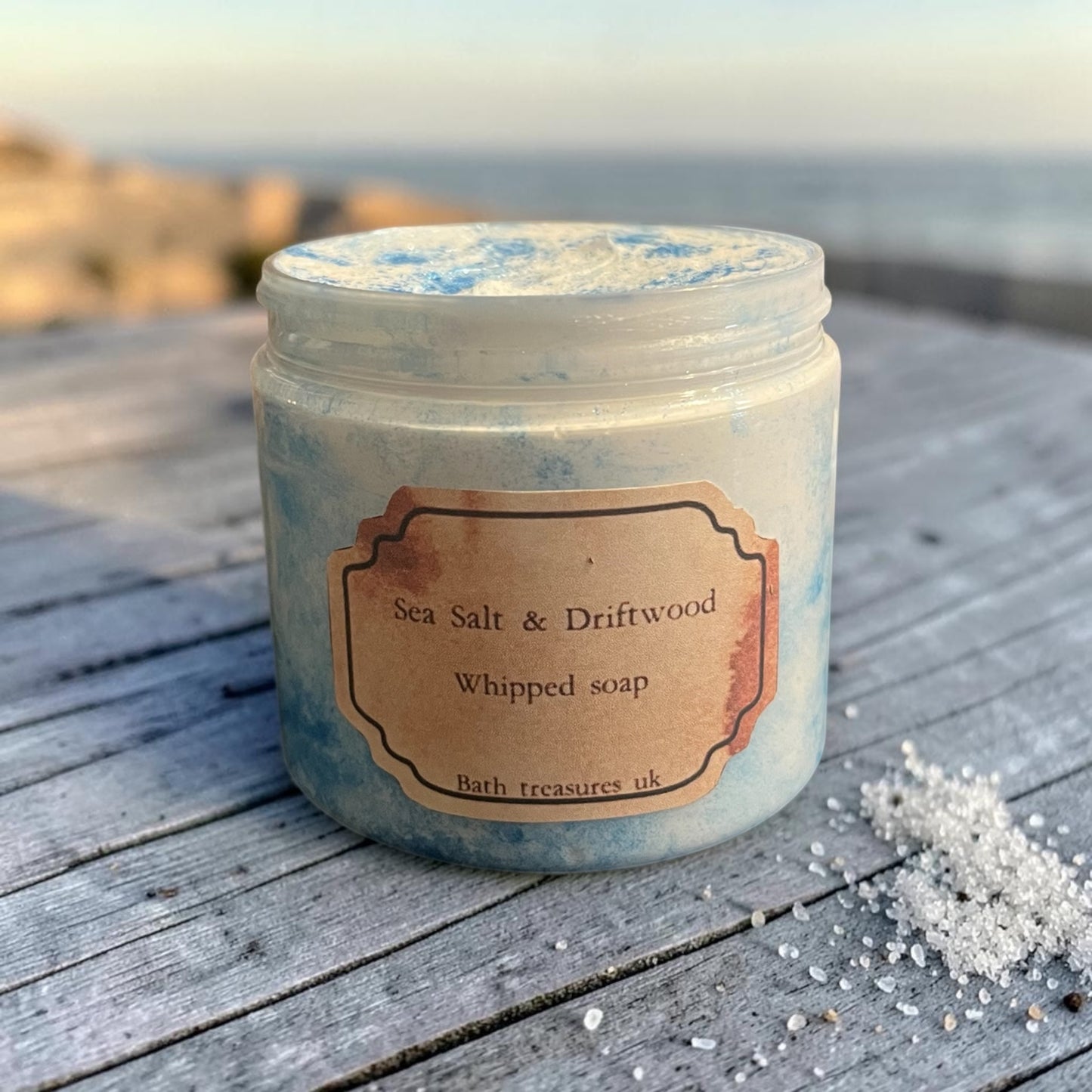 Sea Salt & Driftwood Whipped Soap 💫