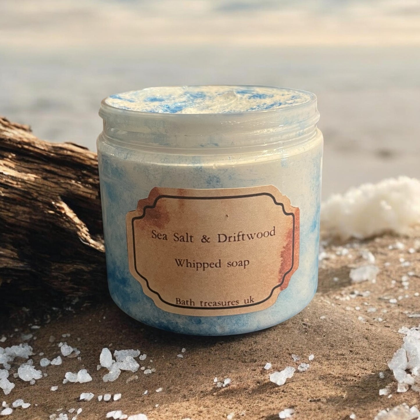 Sea Salt & Driftwood Whipped Soap 💫