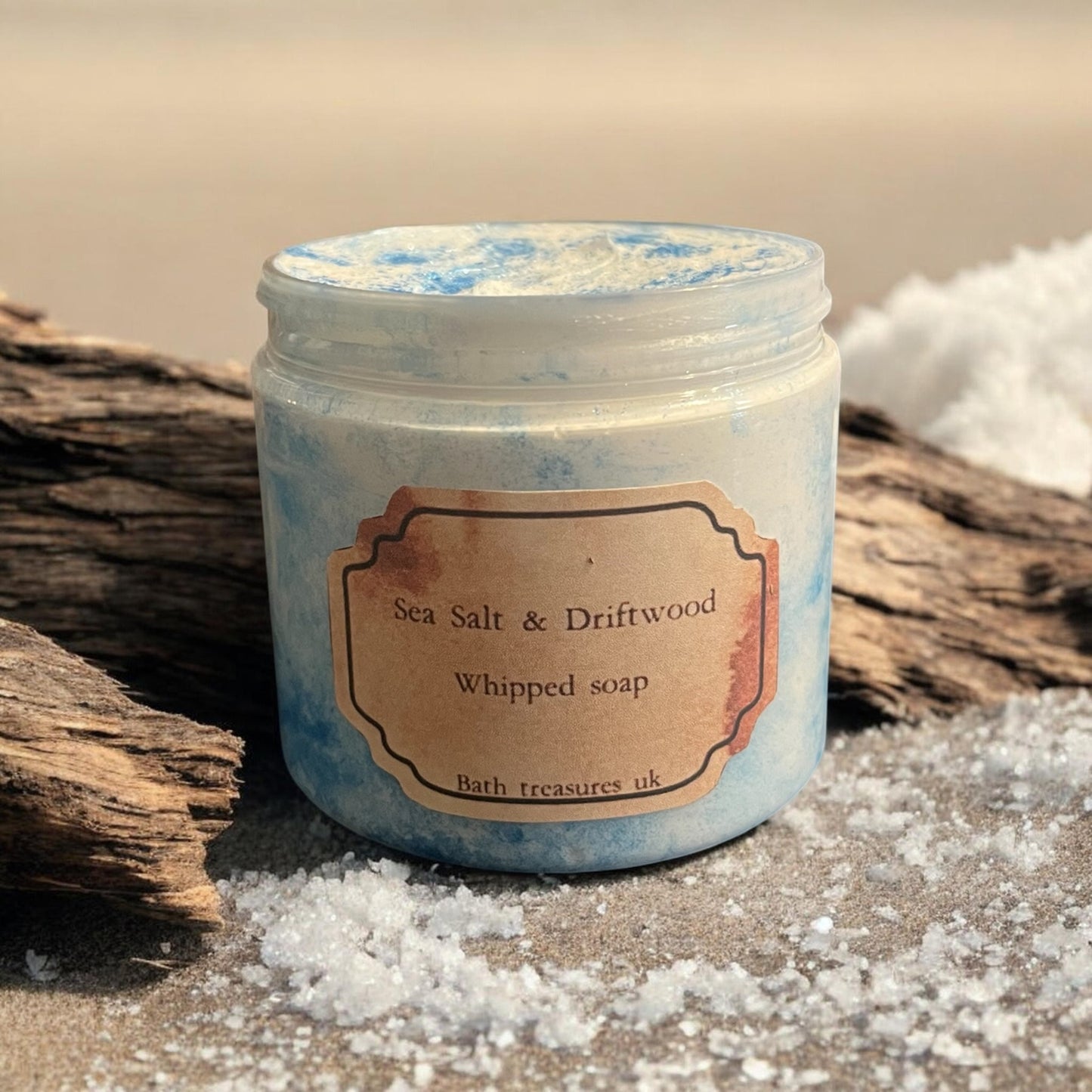 Sea Salt & Driftwood Whipped Soap 💫