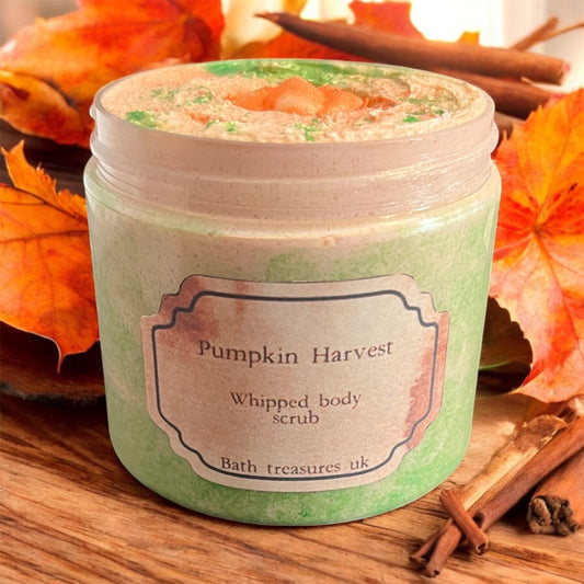 Pumpkin harvest whipped body scrub💫