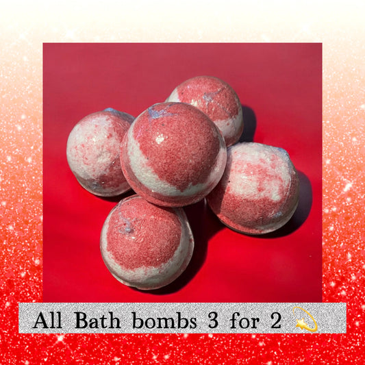 Red passion bath bomb 💫