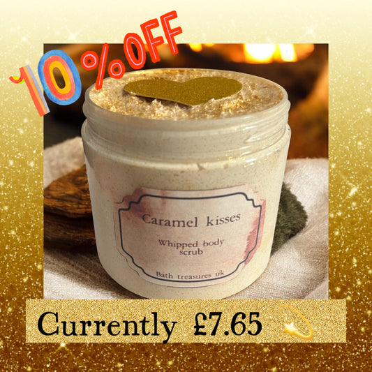 Caramel kisses whipped body scrub 💫