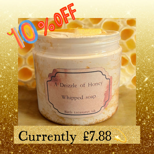 A Drizzle of honey whipped soap 💫