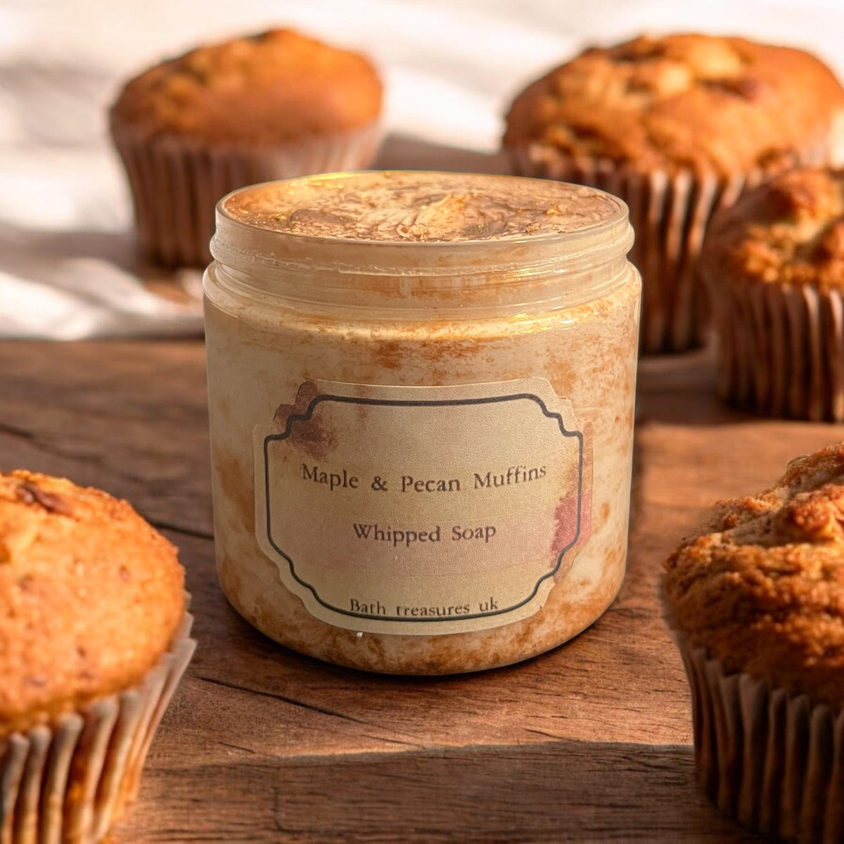 Maple & Pecan Muffins Whipped Soap🍁🍂🥮💫