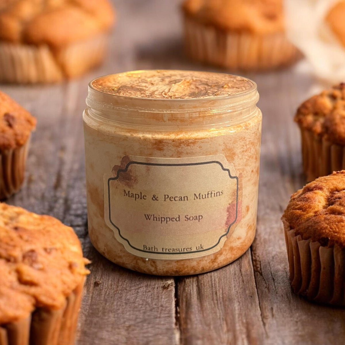 Maple & Pecan Muffins Whipped Soap🍁🍂🥮💫