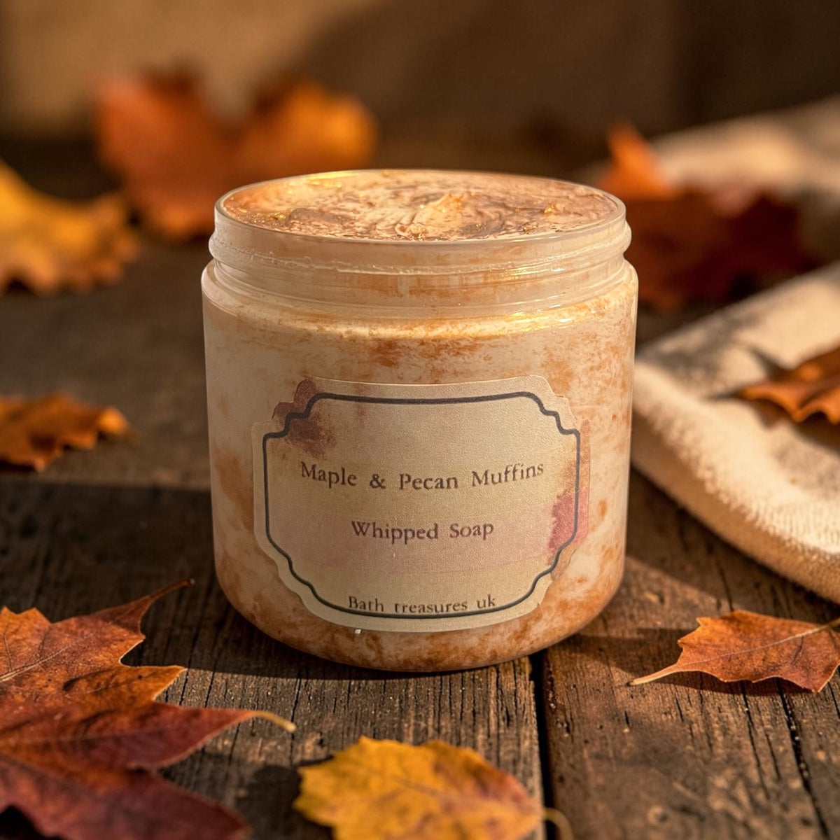 Maple & Pecan Muffins Whipped Soap🍁🍂🥮💫