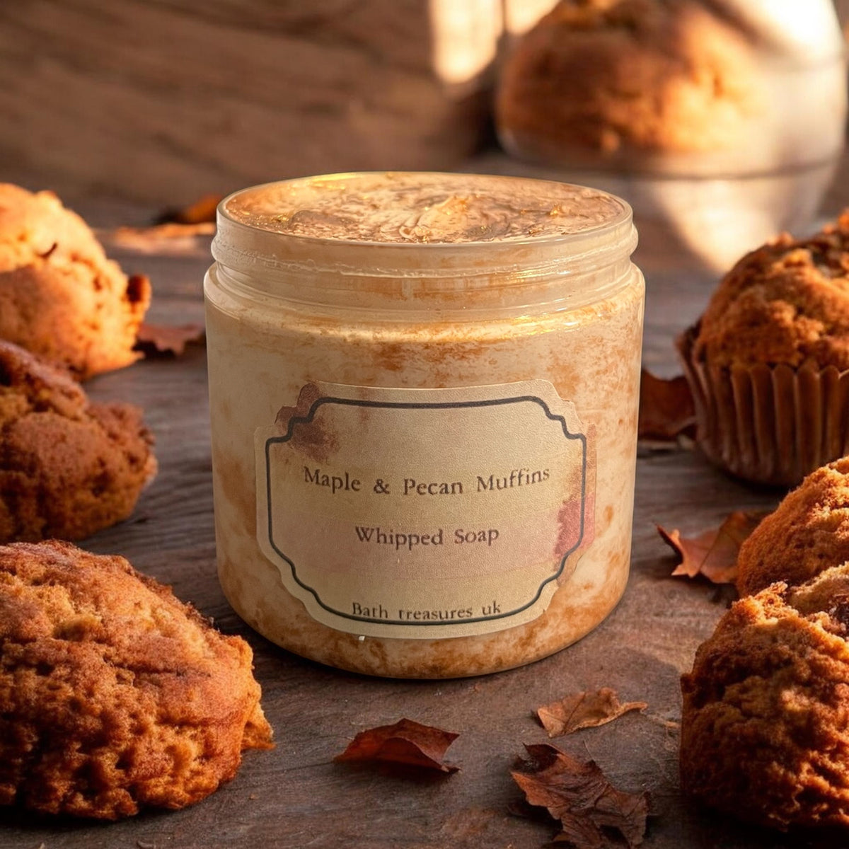 Maple & Pecan Muffins Whipped Soap🍁🍂🥮💫