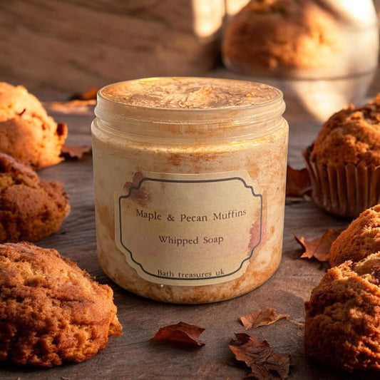 Maple & Pecan Muffins Whipped Soap🍁🍂🥮💫