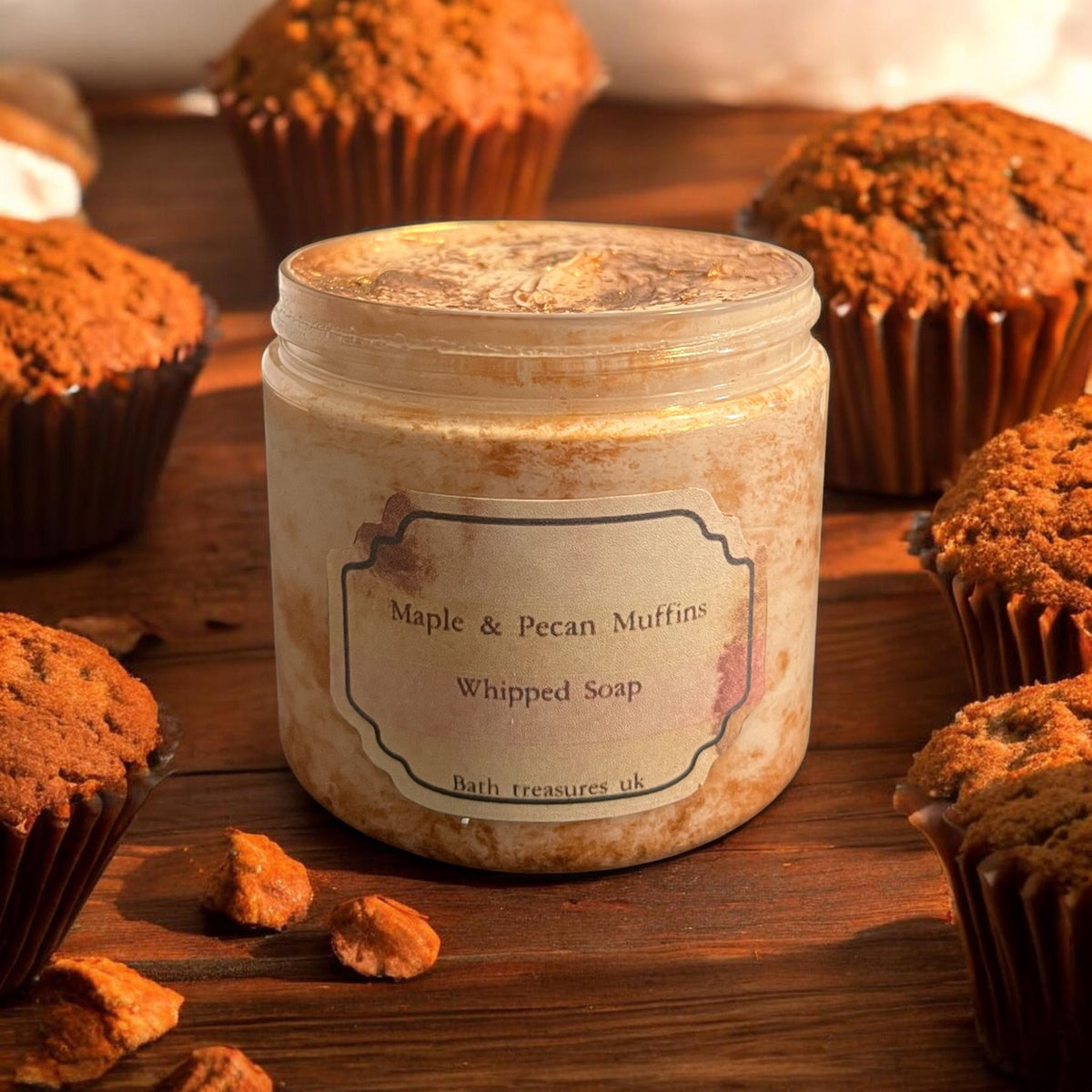 Maple & Pecan Muffins Whipped Soap🍁🍂🥮💫