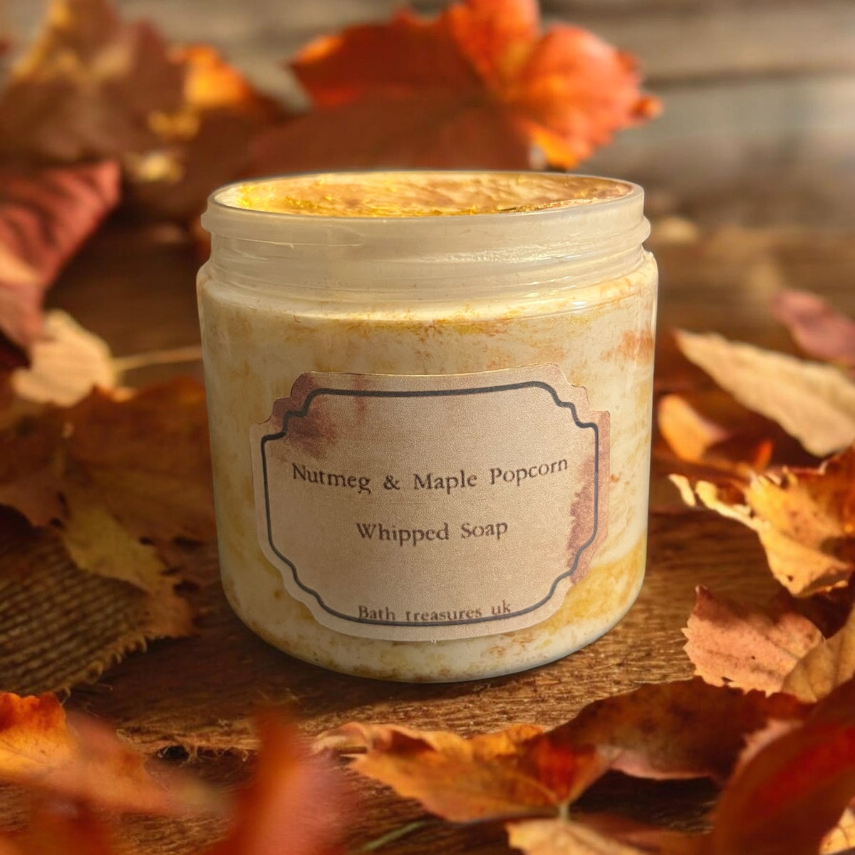 Nutmeg & Maple Popcorn Whipped Soap🍿🍁🍂💫