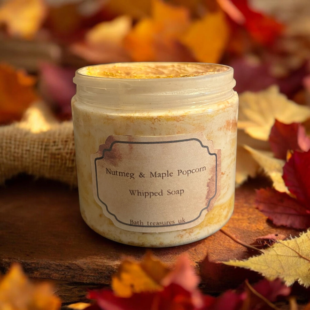 Nutmeg & Maple Popcorn Whipped Soap🍿🍁🍂💫