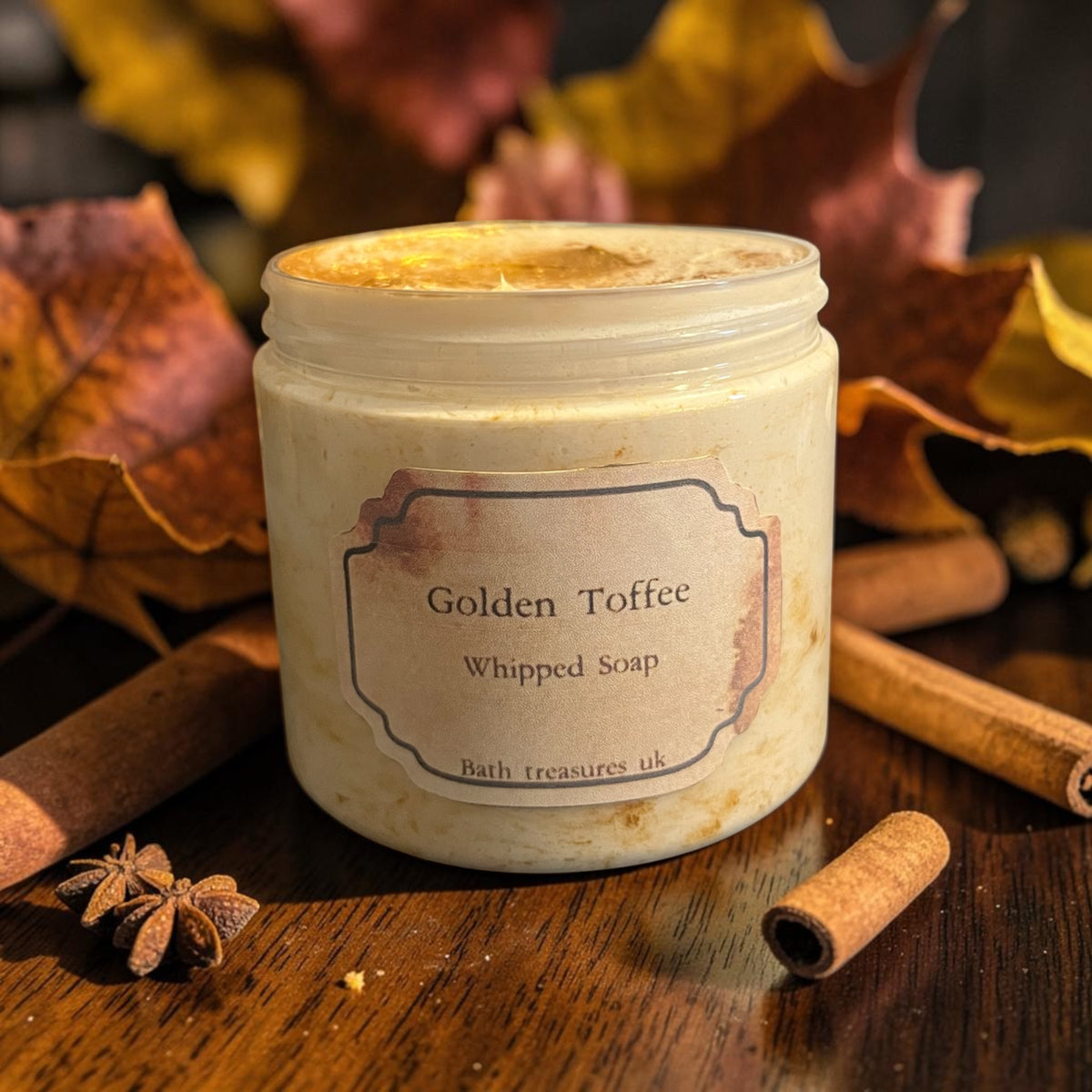 Golden Toffee Whipped Soap💫
