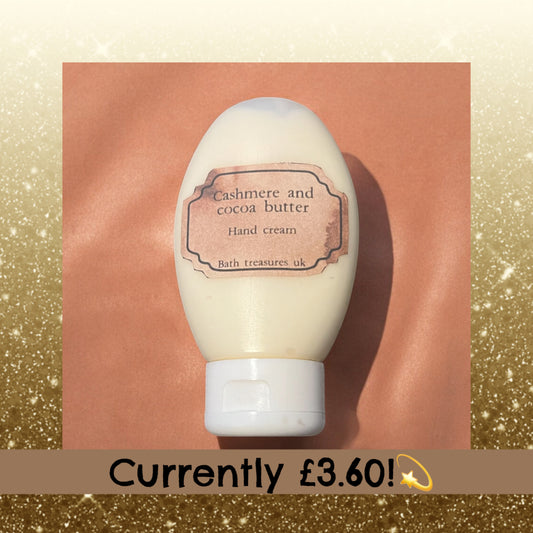 Cashmere and cocoa butter hand cream 💫