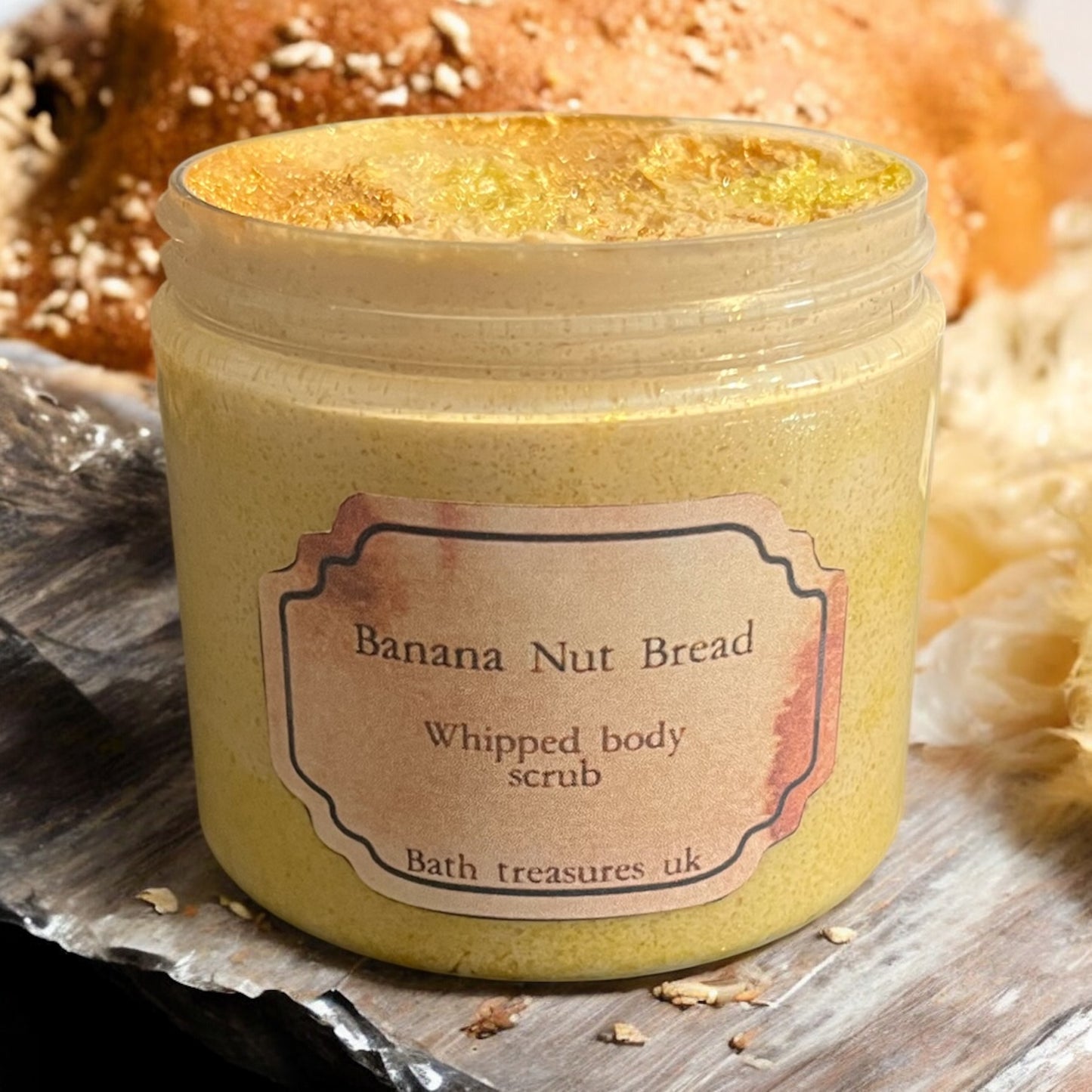 Banana Nut Bread whipped body scrub 💫