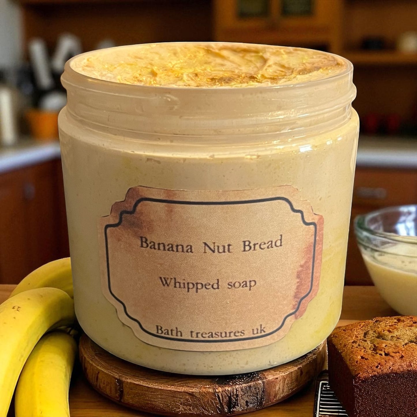 Banana Nut Bread Whipped Soap 💫