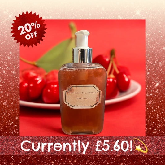 Sweet cherry & marshmallow hand soap 💫