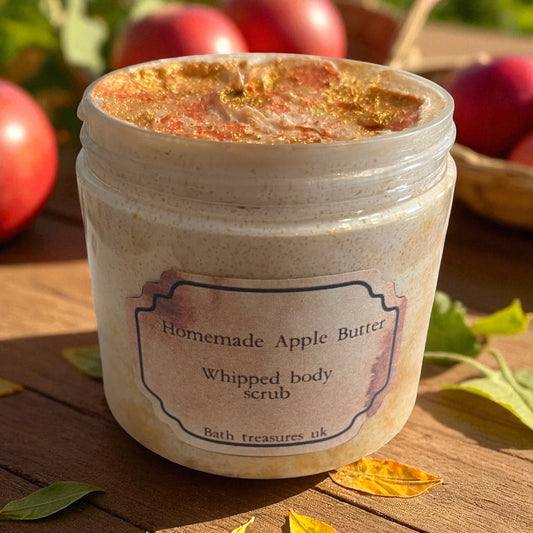 Homemade Apple Butter whipped body scrub 💫