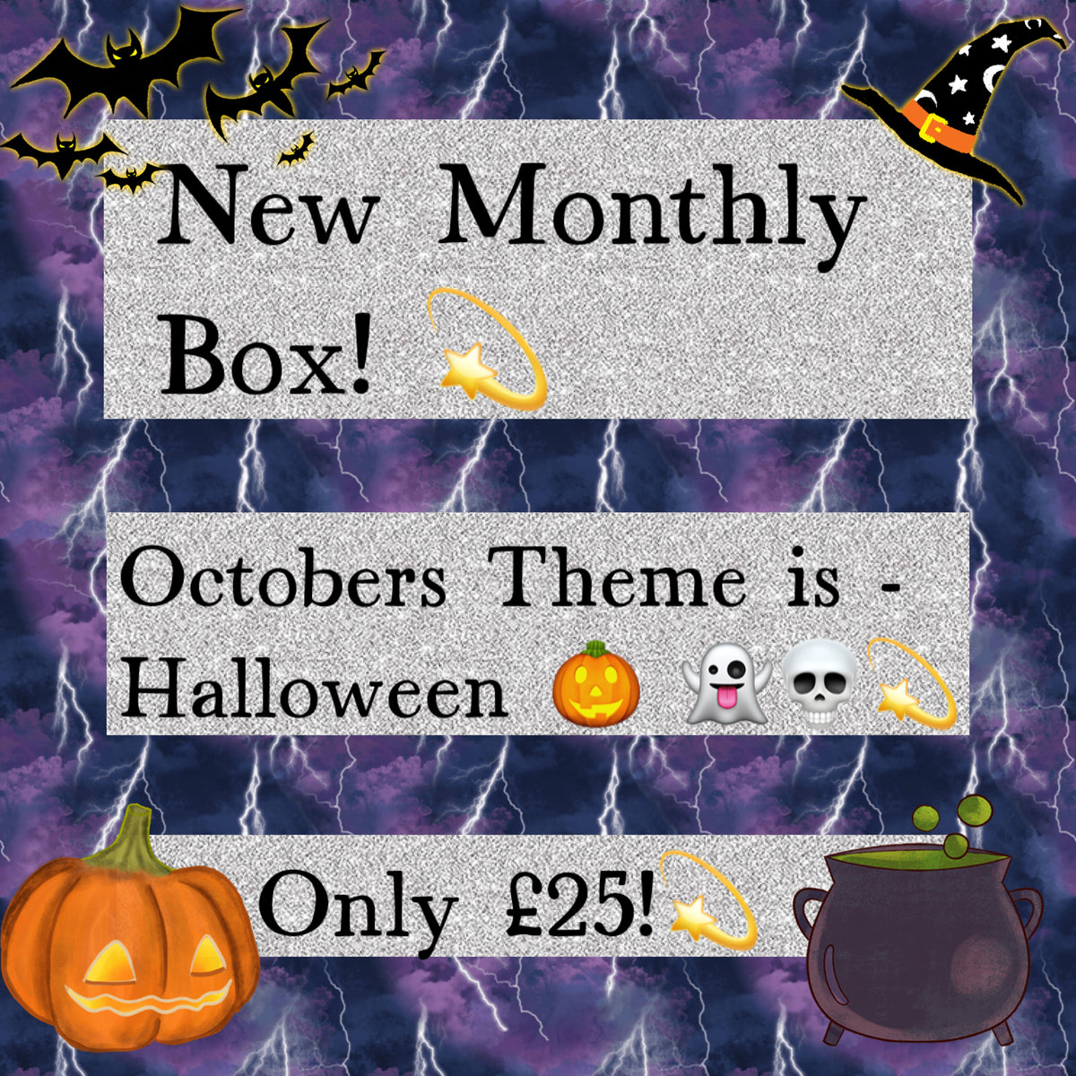 October Monthly Box - Halloween 🎃👻💀💫