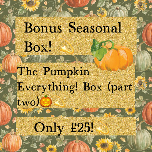 Bonus seasonal box - (part 2) - The Pumpkin Everything! Box 🎃💫