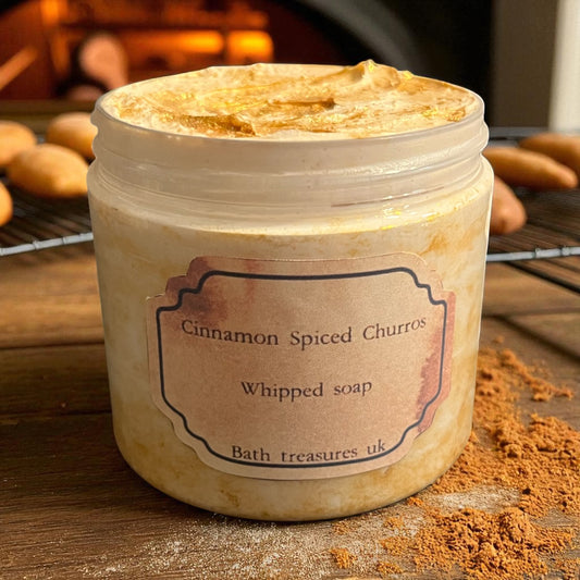 Cinnamon Spiced Churros whipped soap 💫