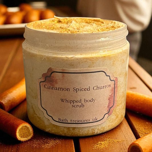 Cinnamon Spiced Churros whipped body scrub 💫