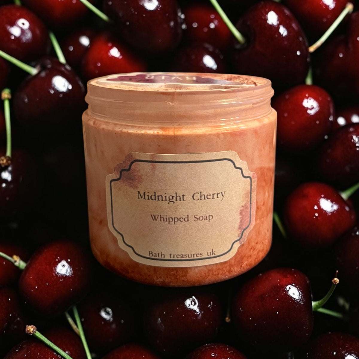 Midnight Cherry Whipped Soap🍒💫
