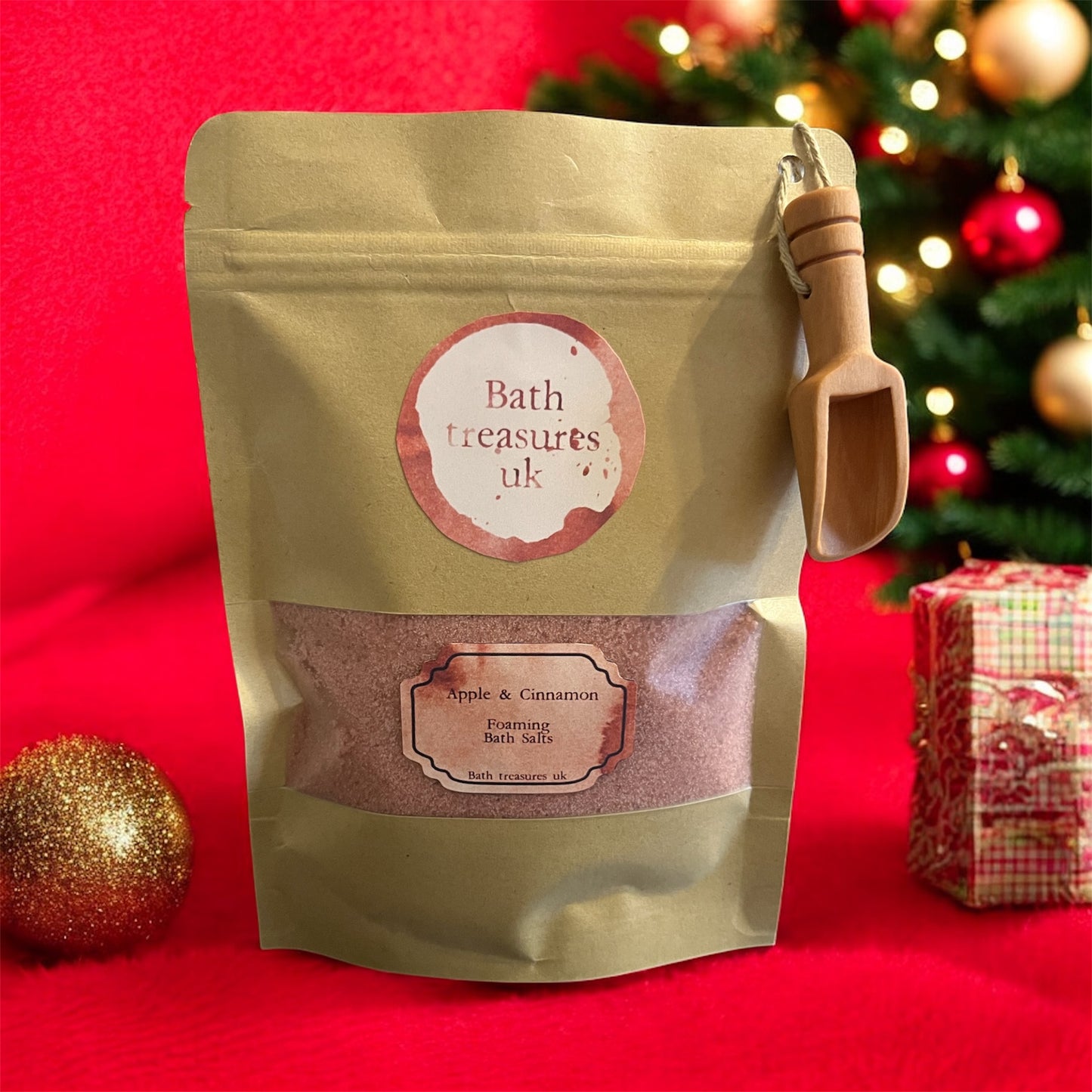 Apple & Cinnamon foaming bath salts 💫