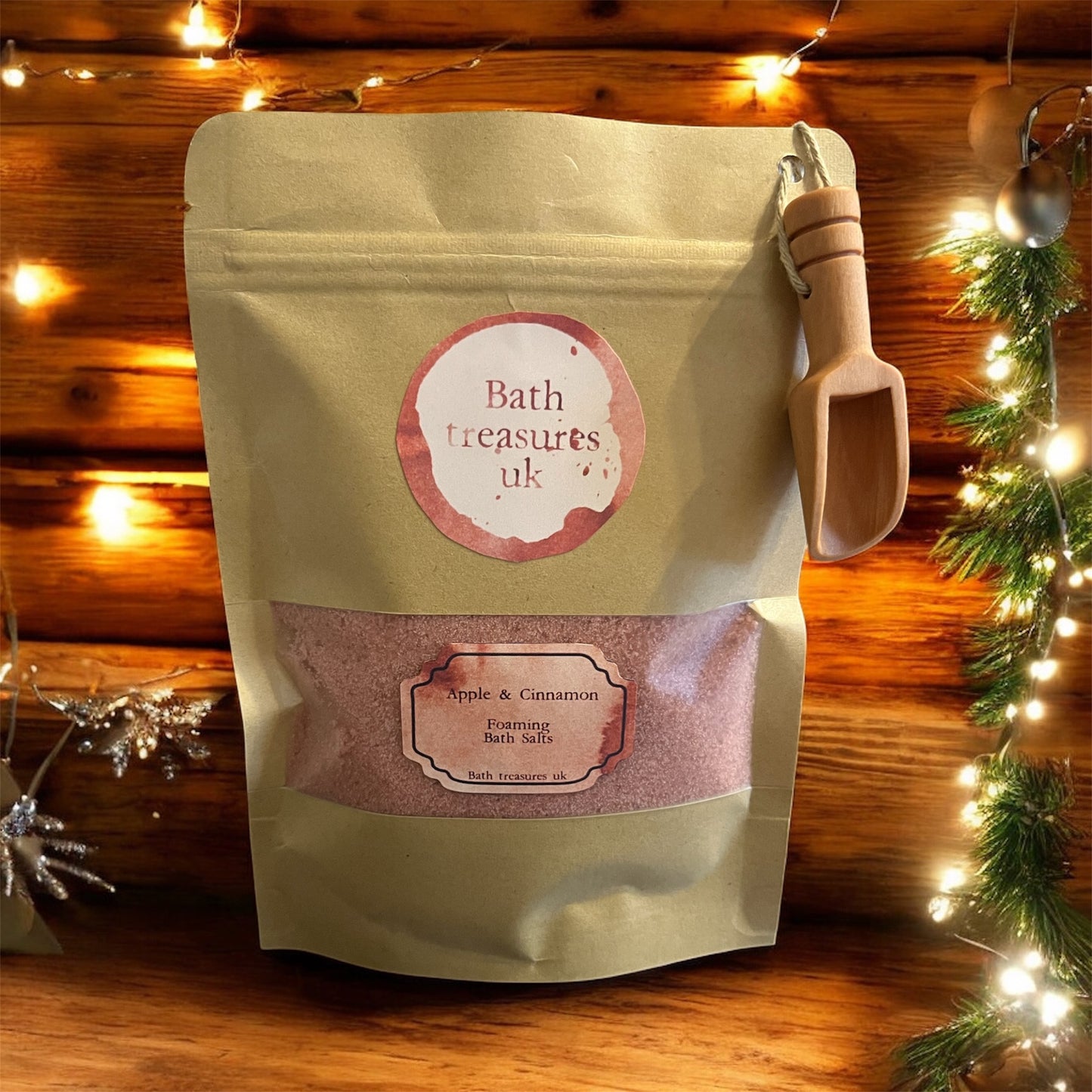 Apple & Cinnamon foaming bath salts 💫