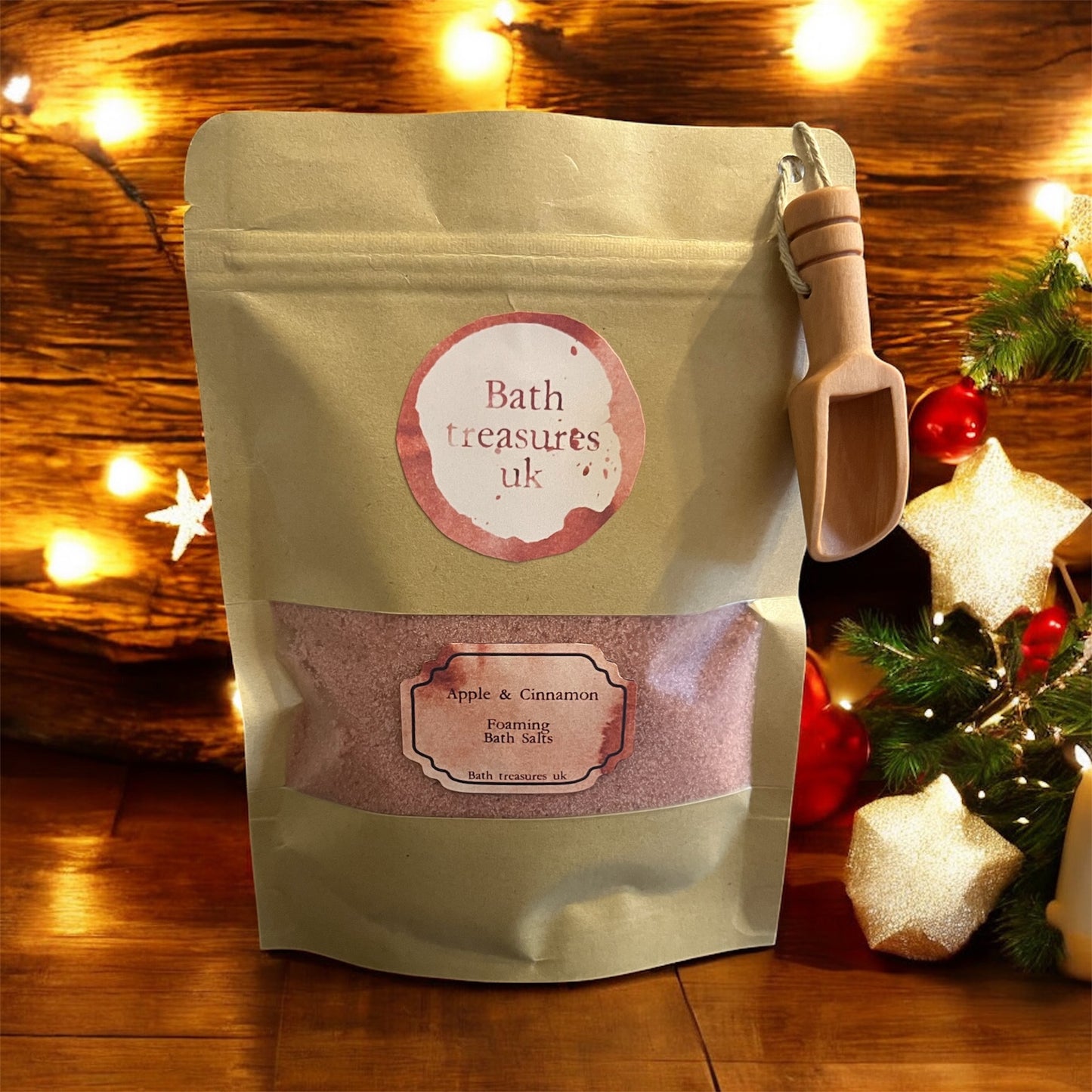 Apple & Cinnamon foaming bath salts 💫