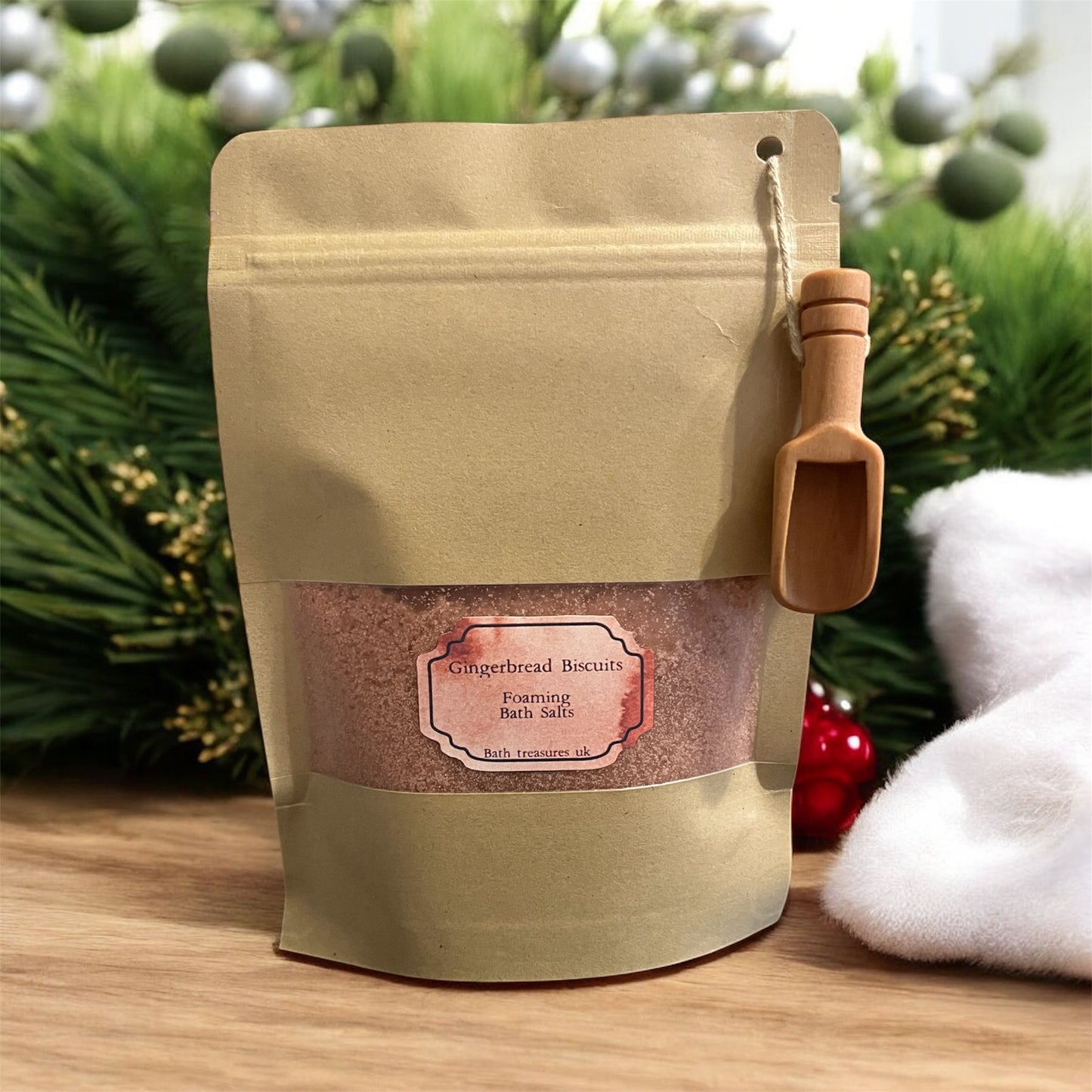 Gingerbread Biscuits foaming bath salts 💫