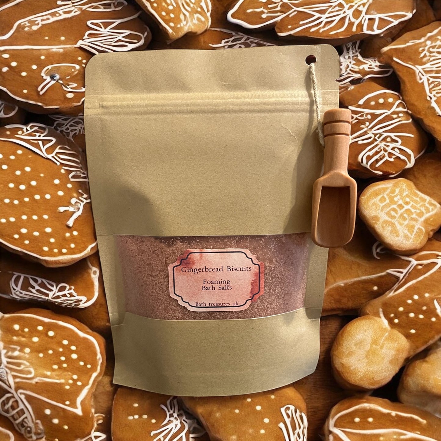 Gingerbread Biscuits foaming bath salts 💫