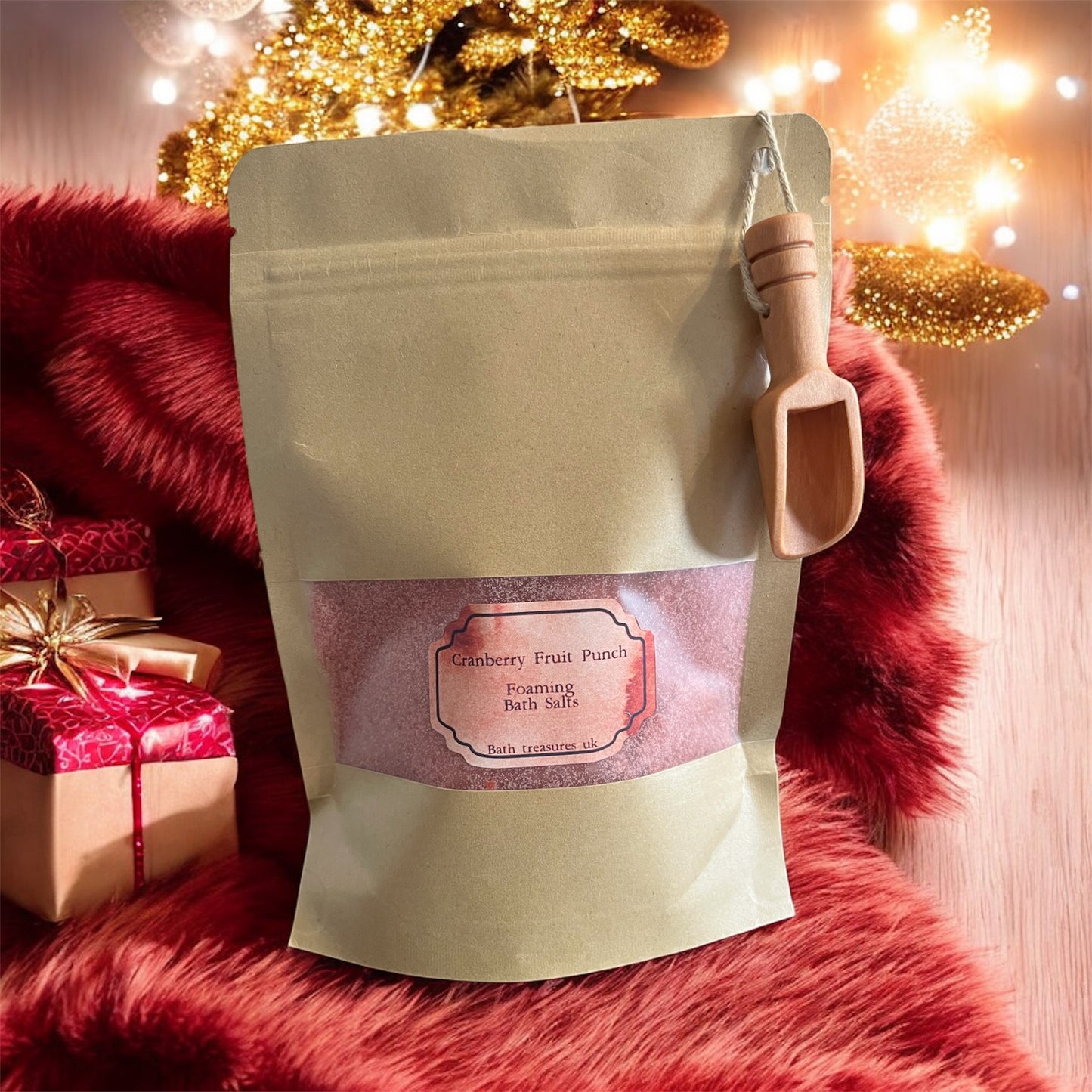 Cranberry fruit punch foaming bath salts 💫