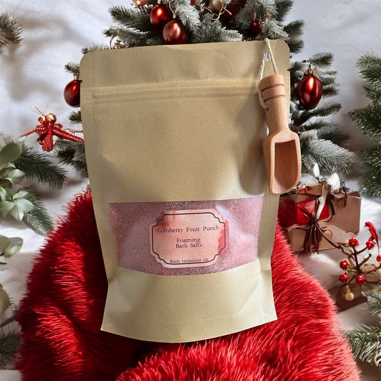 Cranberry fruit punch foaming bath salts 💫