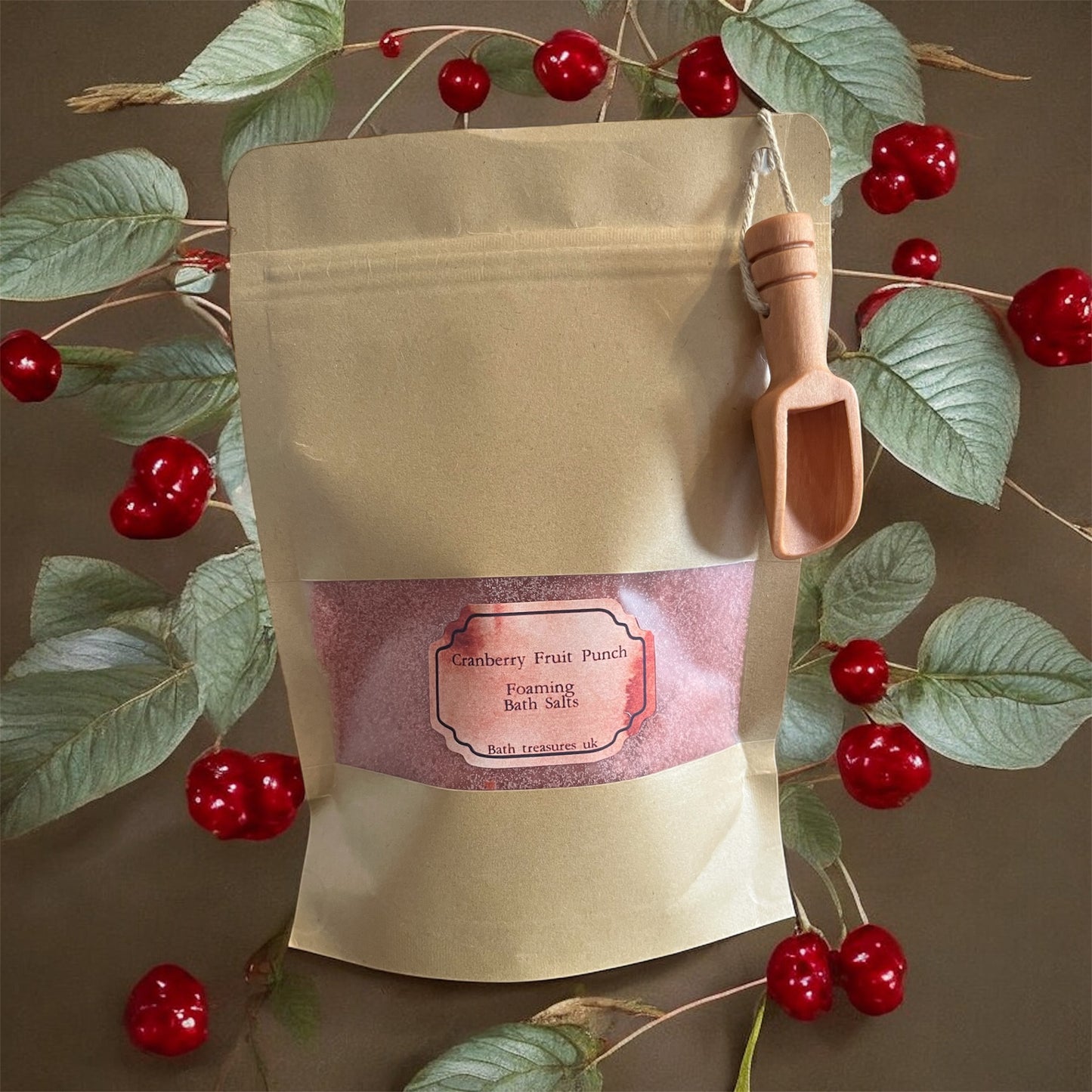 Cranberry fruit punch foaming bath salts 💫