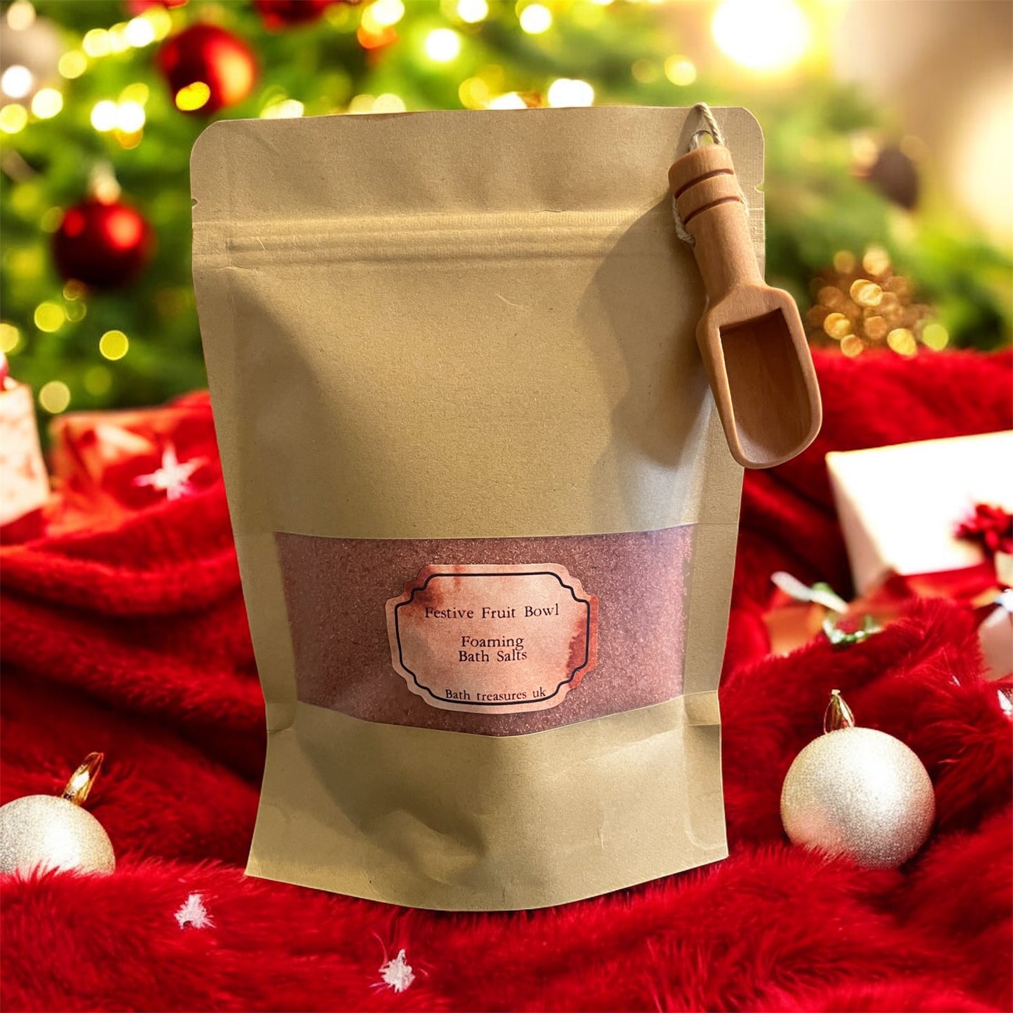 Festive fruit bowl foaming bath salts 💫