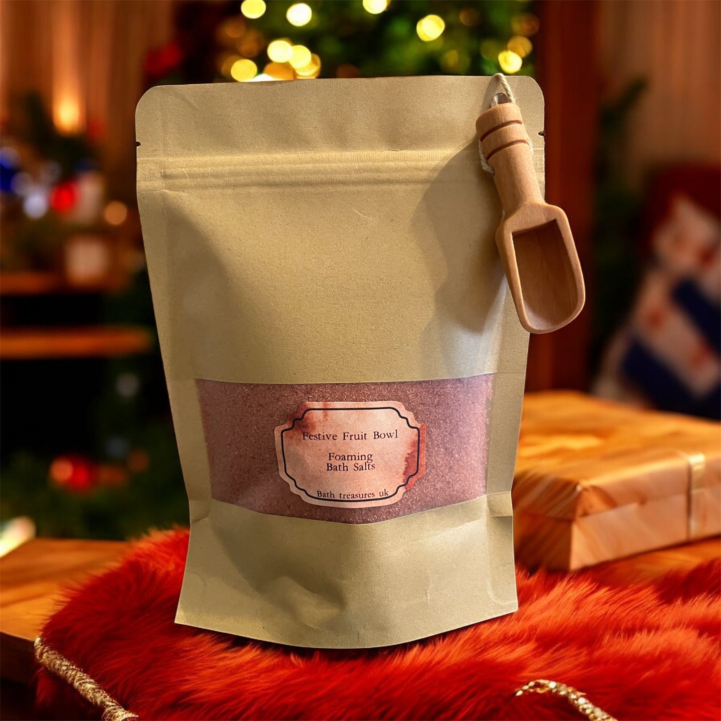 Festive fruit bowl foaming bath salts 💫