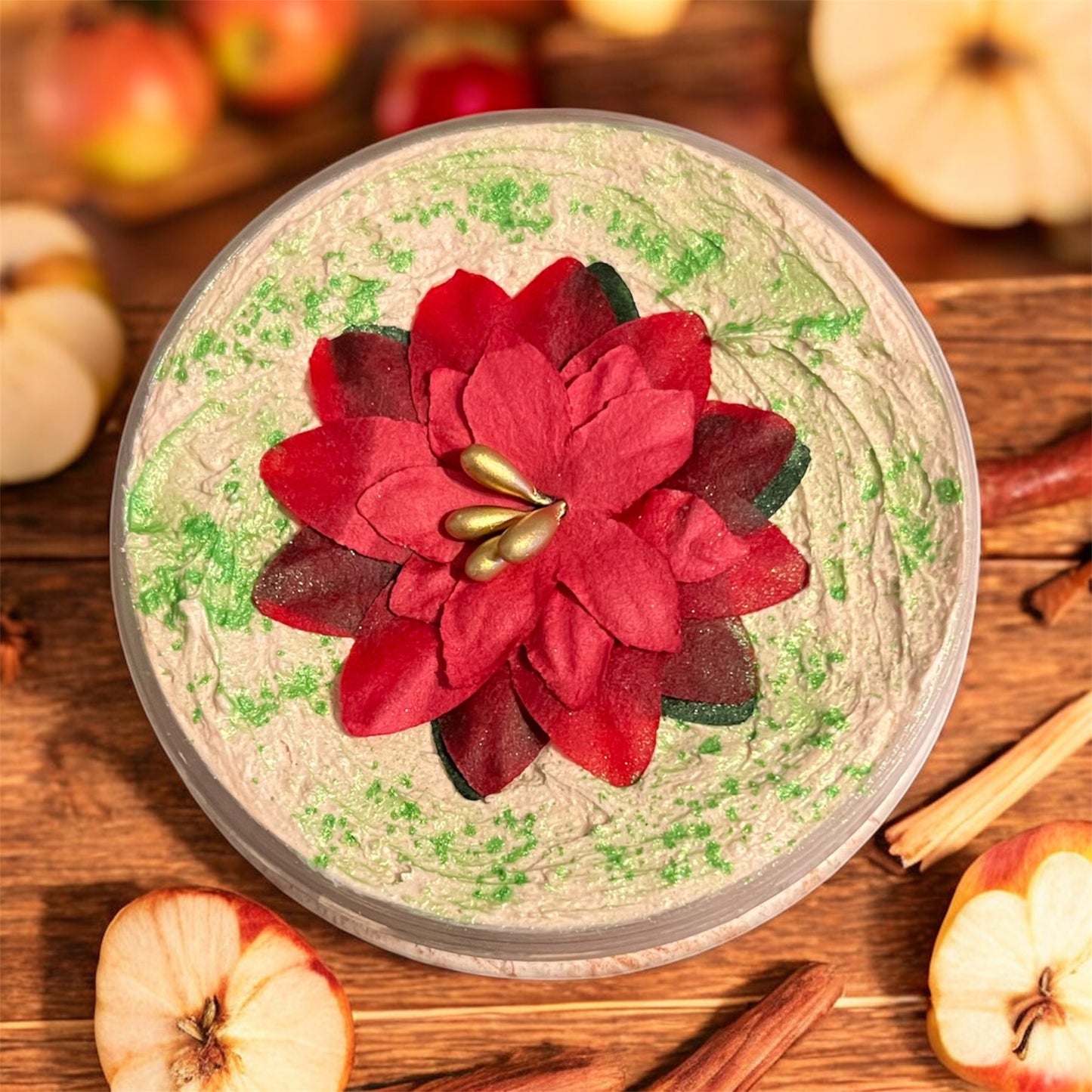 Apple & cinnamon whipped soap 💫