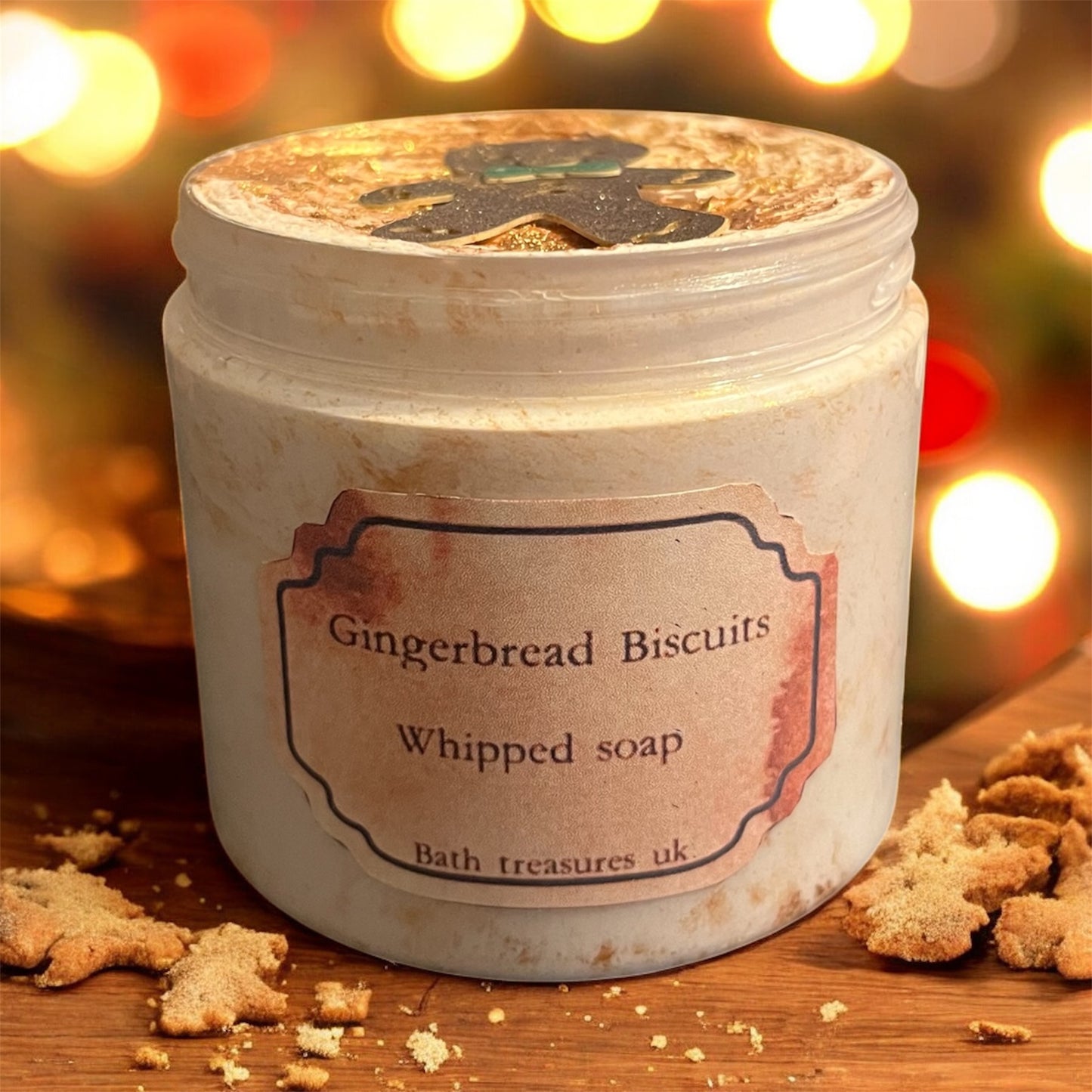 Gingerbread biscuits whipped soap 💫