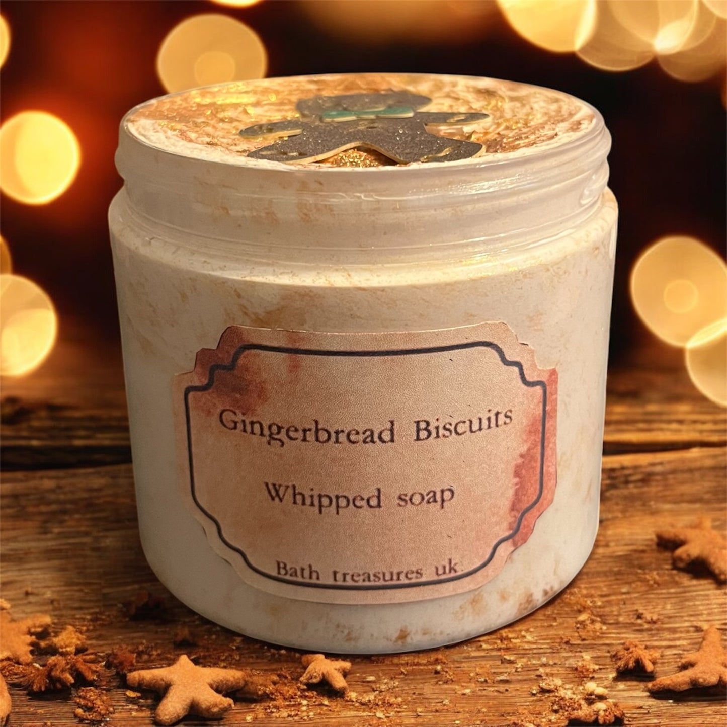 Gingerbread biscuits whipped soap 💫