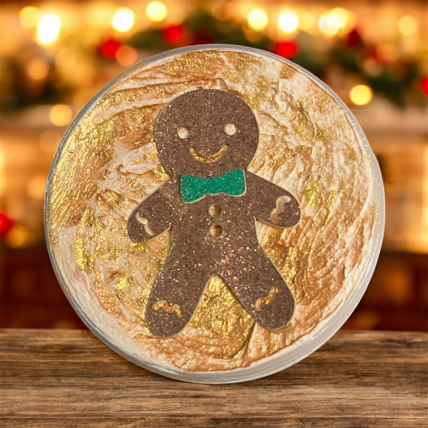 Gingerbread biscuits whipped soap 💫
