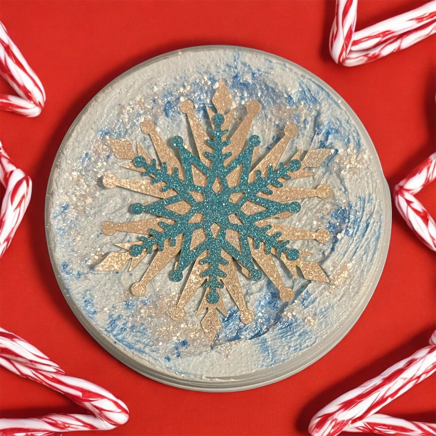 Peppermint candy whipped soap 💫