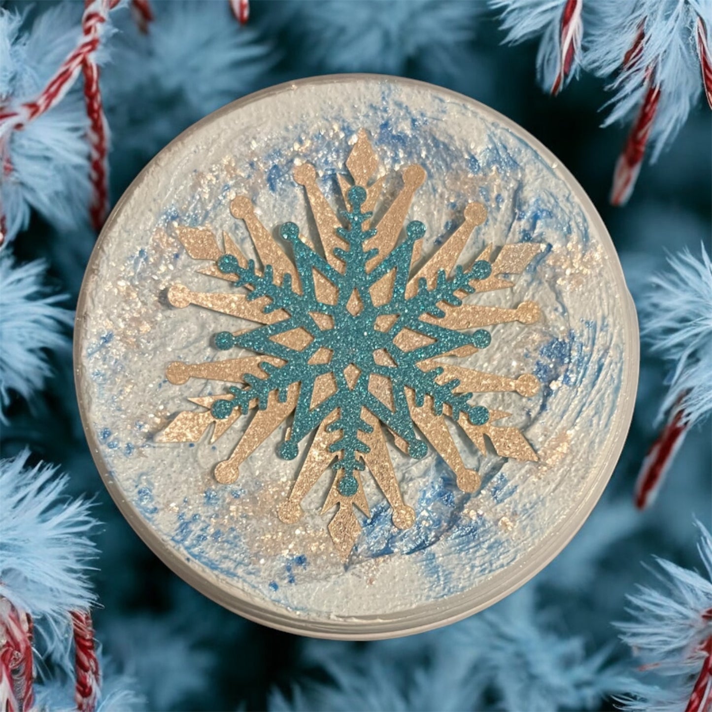 Peppermint candy whipped soap 💫