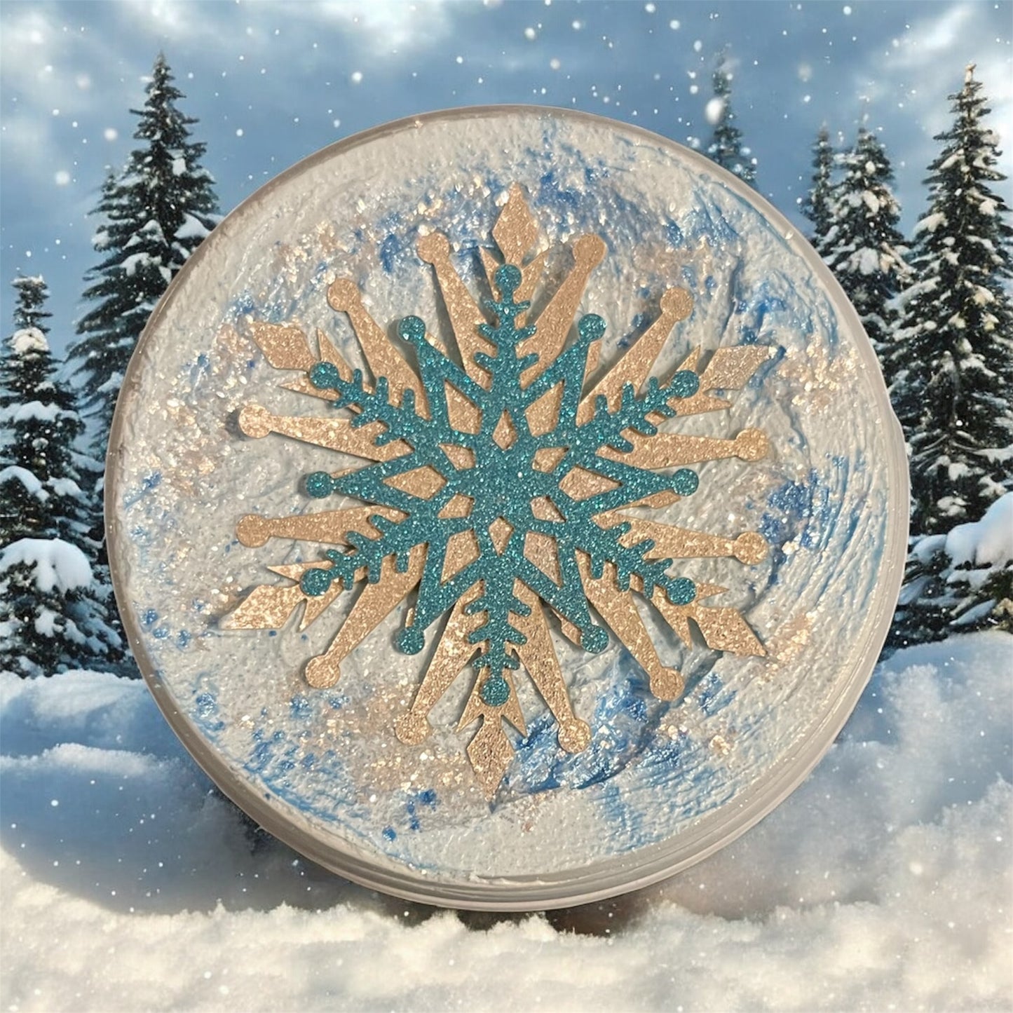 Peppermint candy whipped soap 💫