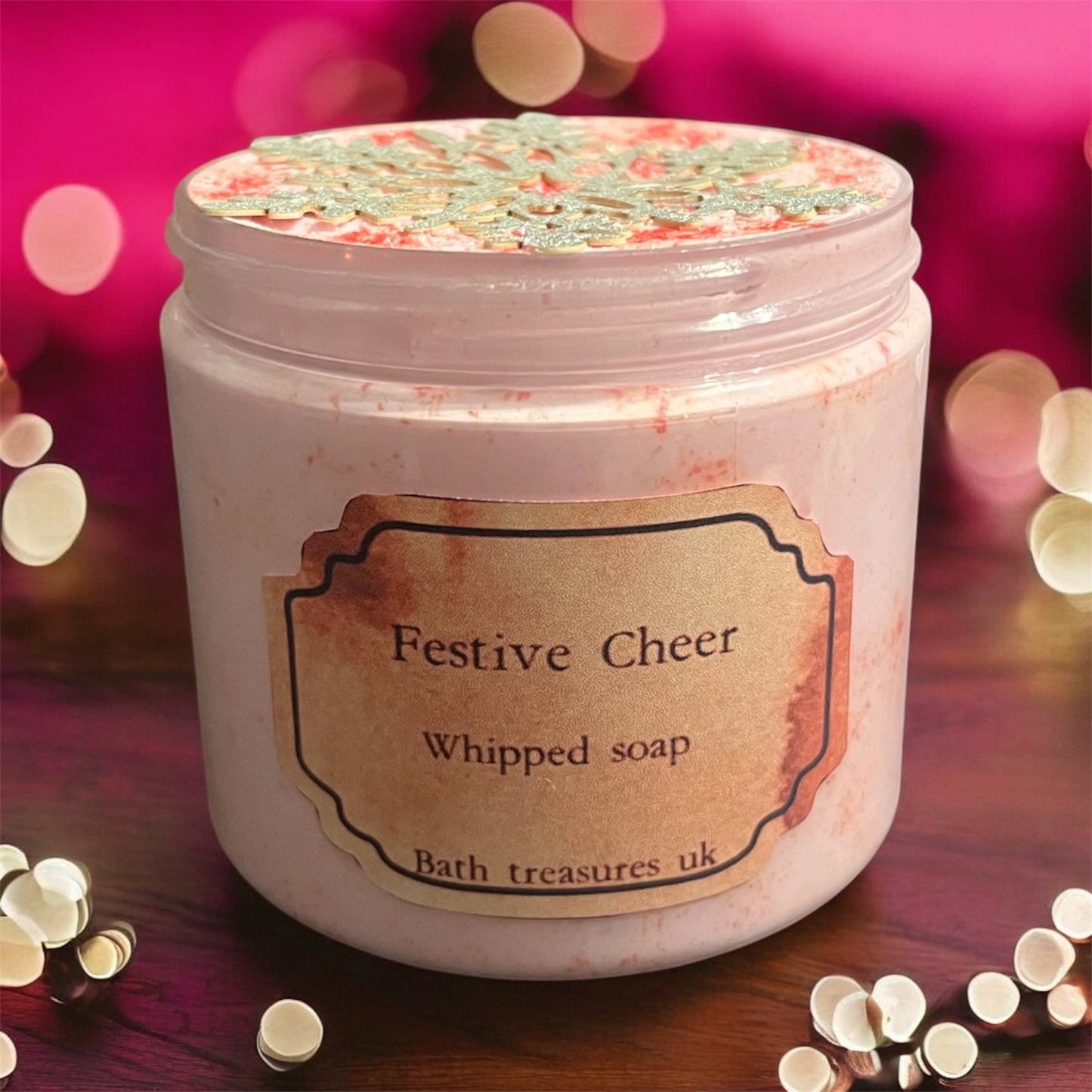 Festive cheer whipped soap 💫