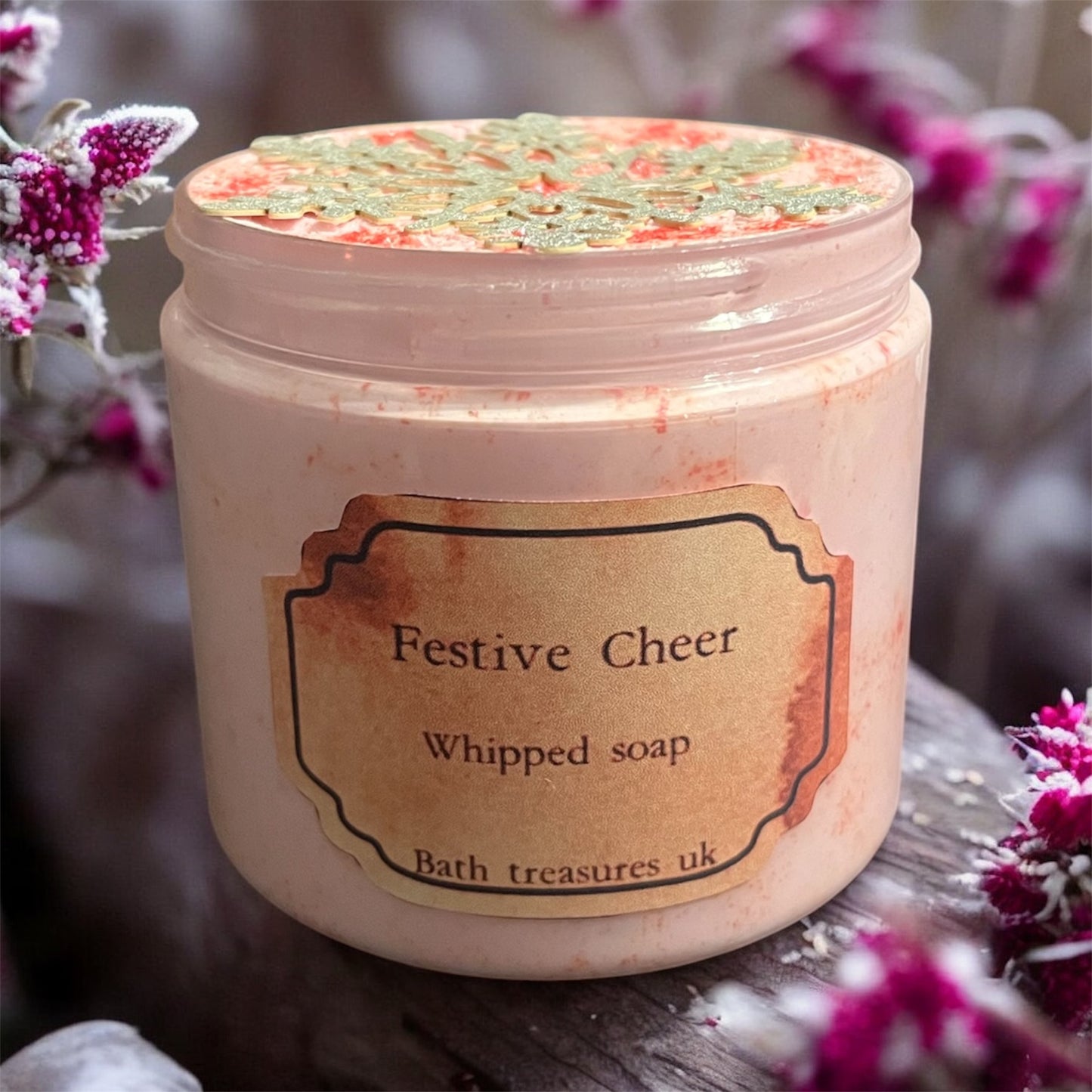 Festive cheer whipped soap 💫